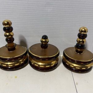 3 Piece Amber perfume lot.